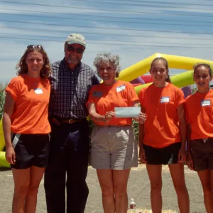 Maize Maze: Receiving First Prize