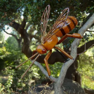 Big Bugs Honey Bee installation