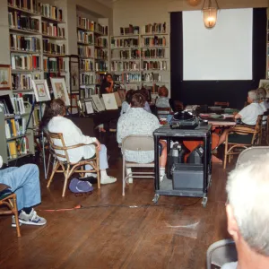 Art Exhibit, Docent Meeting, Lecture, Library