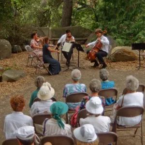 Music Academy of the West Concert, under the Meadow Oaks