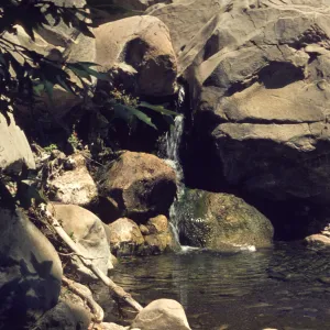 waterfall pool, Cold Springs Canyon