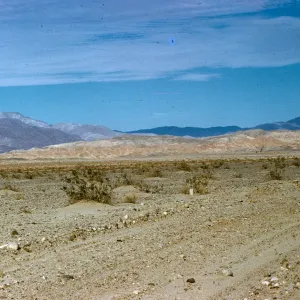 desert, mountains on the way to Borrego