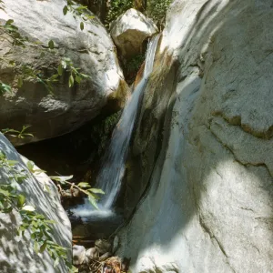 waterfall in Palm Canyon, Borrego State Park