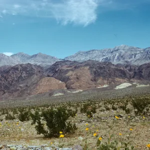 Funeral Mountains, from road to Scotty's Castle, Death Valley