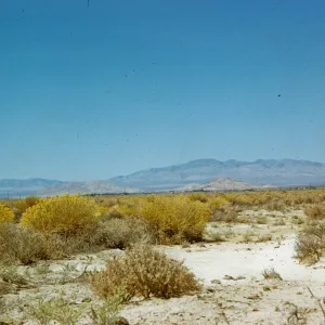 end of Sierras, between Lancaster and Mojave