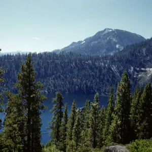 Emerald Bay and Mt Tallac, Lake Tahoe, 10:20 am