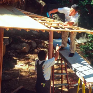 Tea House Construction 2001