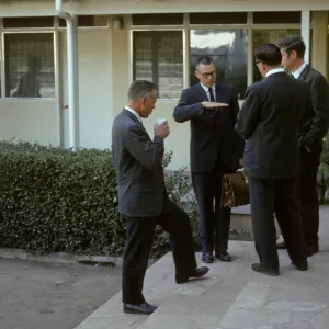 Island Symposium, 1965, Courtyard steps, Neuschel