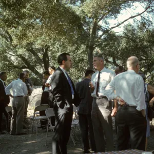Island Symposium, 1965, under the oaks