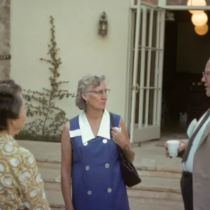 Island Symposium, 1965, Courtyard (Chandler, L. Long, Laura MacDempster, Hoover)