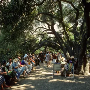Music Academy of the West event, 1979, event under the oaks