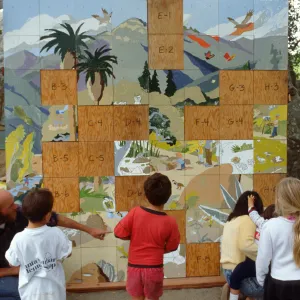 Family Day, 1989, Garden Map Mosaic