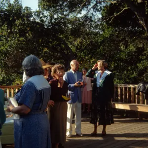 E.B. McLean Reception, on the Home Demonstration Deck, 1991