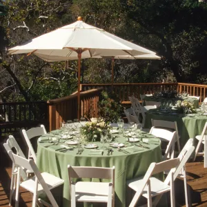 wedding event set-up