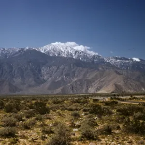 Mt San Jacinto from 1000 Palms Road