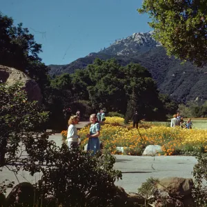 SBBG Members Day, 1945, Garden Entrance at Blaksley Boulder