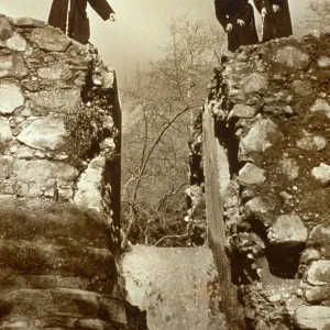 Padres on top of Old Mission Dam