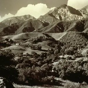 Mission Canyon from the east, © Josef Muench