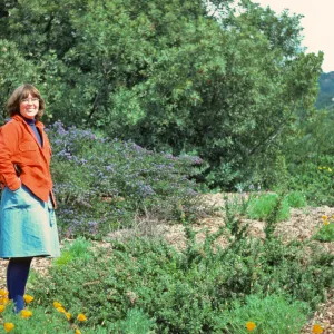 Ceanothus maritimus with Mary Sheldon SBBG Porter Trail