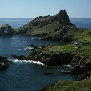Village and cove, S. end, Todos Santos Islands