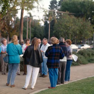 Master Gardener meeting with Bruce Van Dyke at Alice Keck Park Memorial Garden