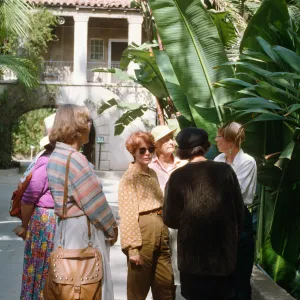 Docent field trip to Virginia Robinson Gardens, Beverly Hills