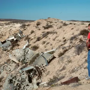 Hellcat wreckage, San Nicolas Island