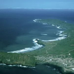 SW side, looking N. along W. side, Natividad Island