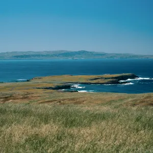 Fraser Point, Santa Rosa Island in distance, Santa Cruz Island