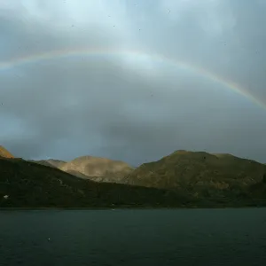 rainbow, mouth of Gran Canon, Cedros Island