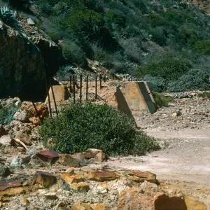 Cedros Island, ruins, Canon de la Mina