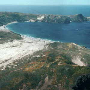San Miguel Island, Hoffmann Point & Cuyler Harbor, from plane