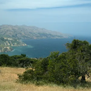 Santa Cruz Island, looking West from China Pines