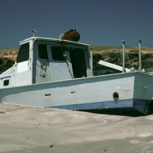 Santa Cruz Island, shipwreck, West end of Forneys Cove