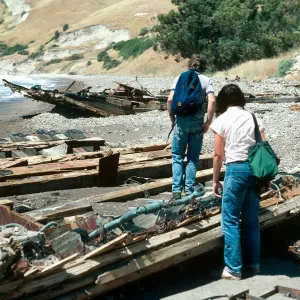 Wreck at Smugglers Cove, Santa Cruz Island