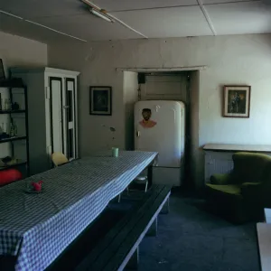 Santa Cruz Island, Scorpion Ranch adobe, dining room