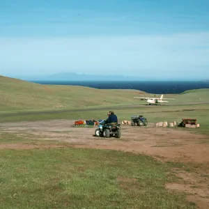 Santa Cruz Island, Smugglers airfield