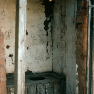 Santa Cruz Island, Middle Ranch outhouse