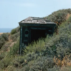 Santa Cruz Island, Christy Ranch outhouse