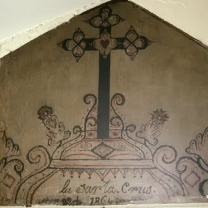 Santa Cruz Island, 1864 mural, Casa Vieja, Christy Ranch