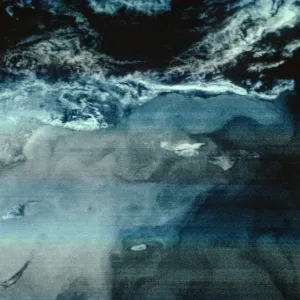 NASA Heat Capacity Mapping Mission image of the Santa Barbara channel