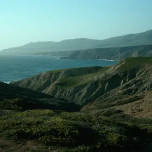 Santa Cruz Island, ridge, North of Sauces Canyon