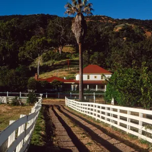 Entrance to Main Ranch, Santa Cruz Island