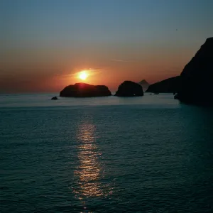 Sunrise, Scorpion Bay, Santa Cruz Island
