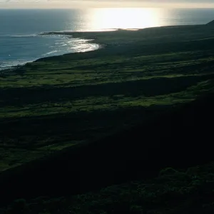 Crook Point view from top of bluffs, San Miguel Island
