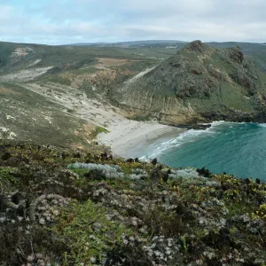 Secret Cove from west side of Harris Point, San Miguel Island