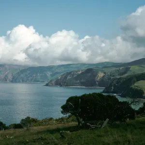 Santa Cruz Island, looking East, Pelican-Prisoners Trail