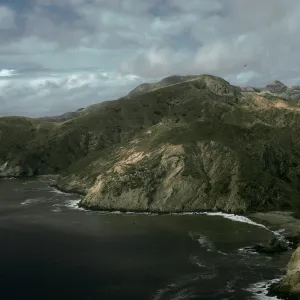 Santa Cruz Island, mouth of Horqueta Canyon