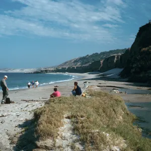 Santa Rosa Island, mouth of Water Canyon beach