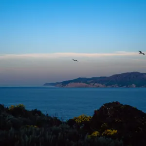 West Anacapa Island, view of Santa Cruz Island 